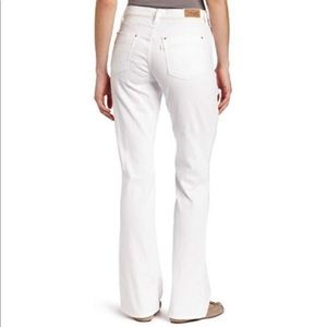 Levi’s 515 Boot Cut Jeans White Denim 32 14